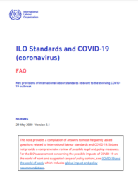 ILO Standards and COVID-19 (coronavirus) – Version 2.1